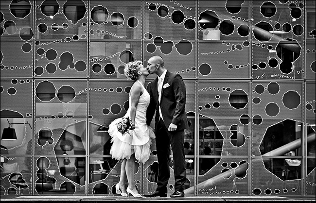 Photographie de mariage à Confluence Lyon