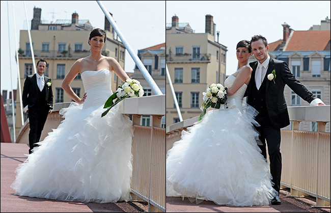Séance photo de mariage ville de Lyon