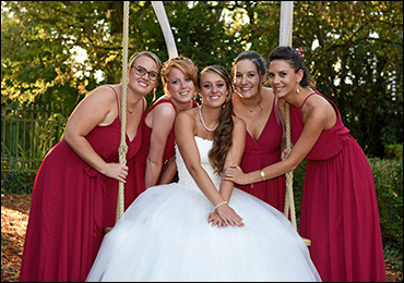 Photos de groupes pour un mariage à Lyon